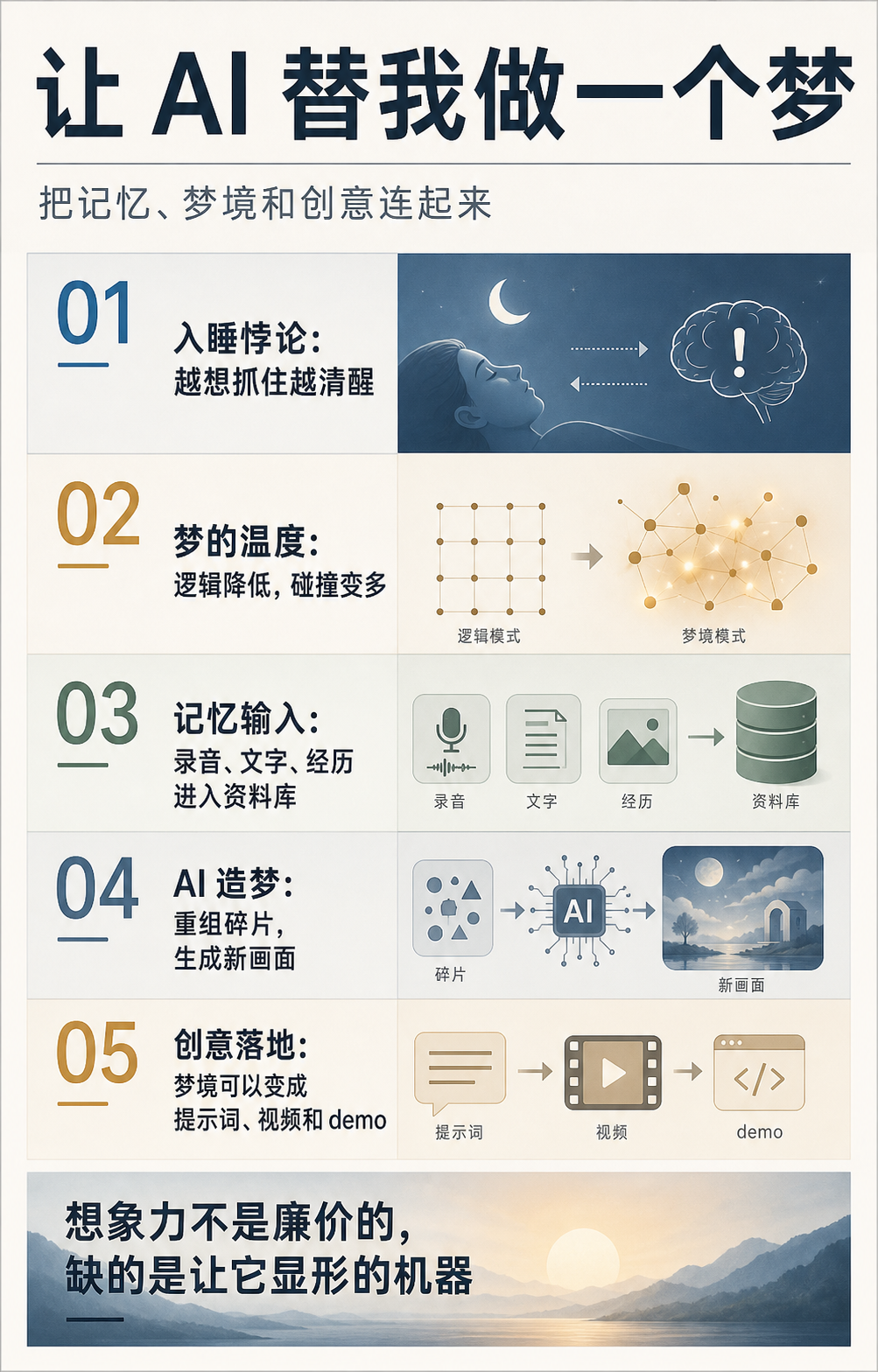 AI 造梦机信息图